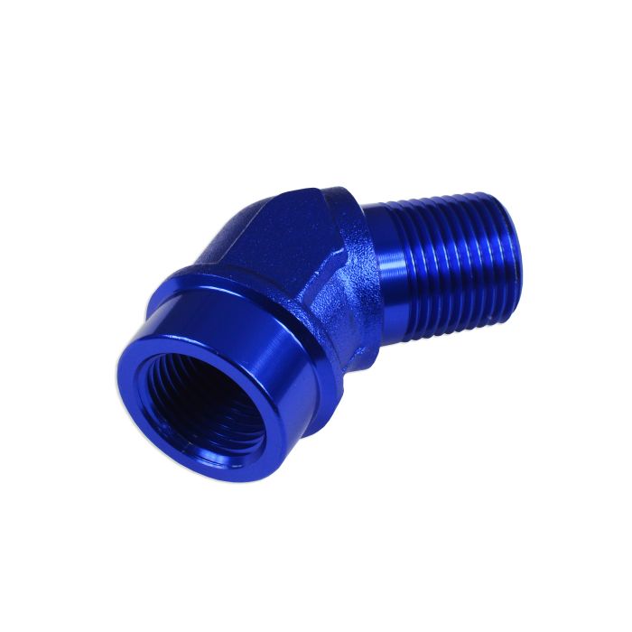 1/8 NPT 45' Nypel adapter żeńsko-męski Niebieski