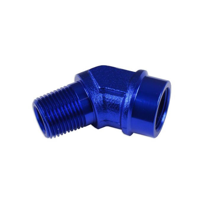 1/8 NPT 45' Nypel adapter żeńsko-męski Niebieski