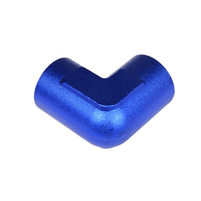 1/8 NPT 90' Nypel adapter żeńsko-żeński Niebieski