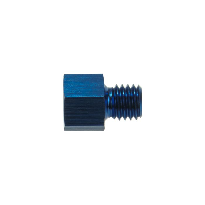1/8 NPT - M10x1.5 Końcowka prosta adapter redukcyjny żeńsko - męski Niebieski