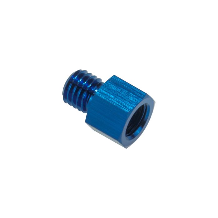 1/8 NPT - M10x1.5 Końcowka prosta adapter redukcyjny żeńsko - męski Niebieski
