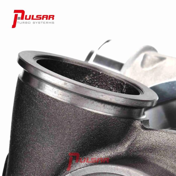 Turbocharger Pulsar PSR 3067 Gen2 Dual Ball Bearing Dual V-Band 0.72 A/R IWG Billet Actuator 7.4psi PSR Logoed