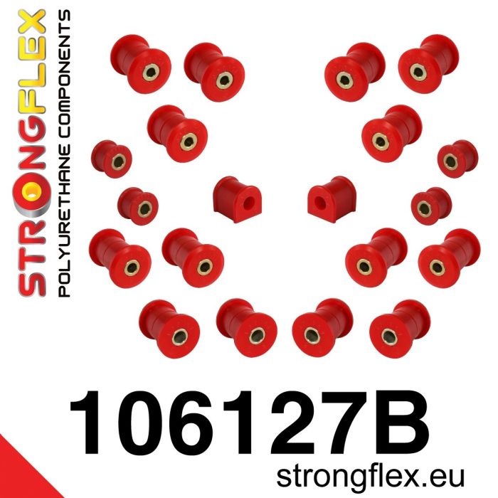 106127B: Zestaw poliuretanowy zawieszenia tylnego Mazda MX-5 NA