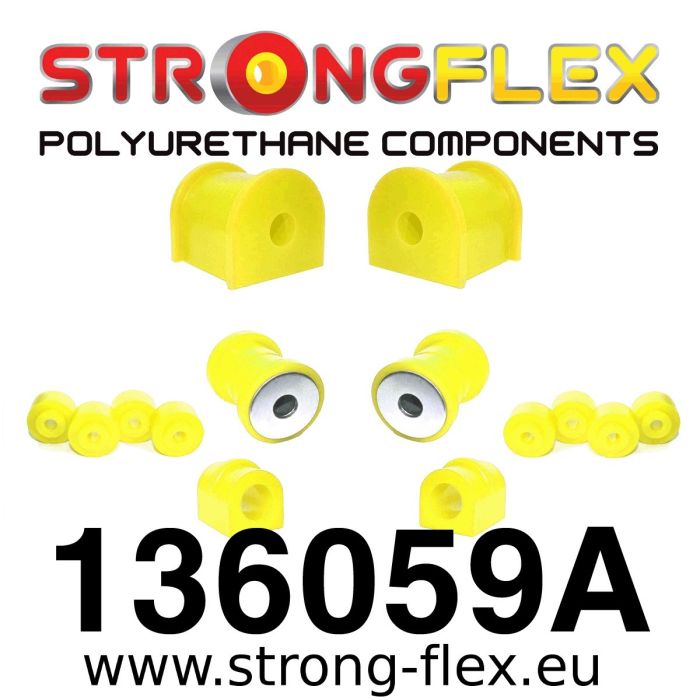 136059A: Zestaw poliuretanowy przedniego zawieszenia SPORT Opel Kadett E