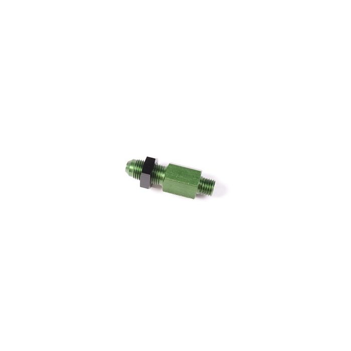 6AN To M12x1.5 Bulkhead With Jam Nut Adapter Radium Engineering
