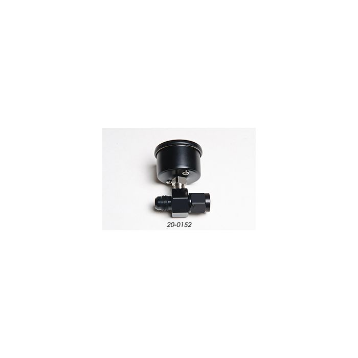 Fuel Pressure Gauge With 6AN Inline Adapter Radium Engineering