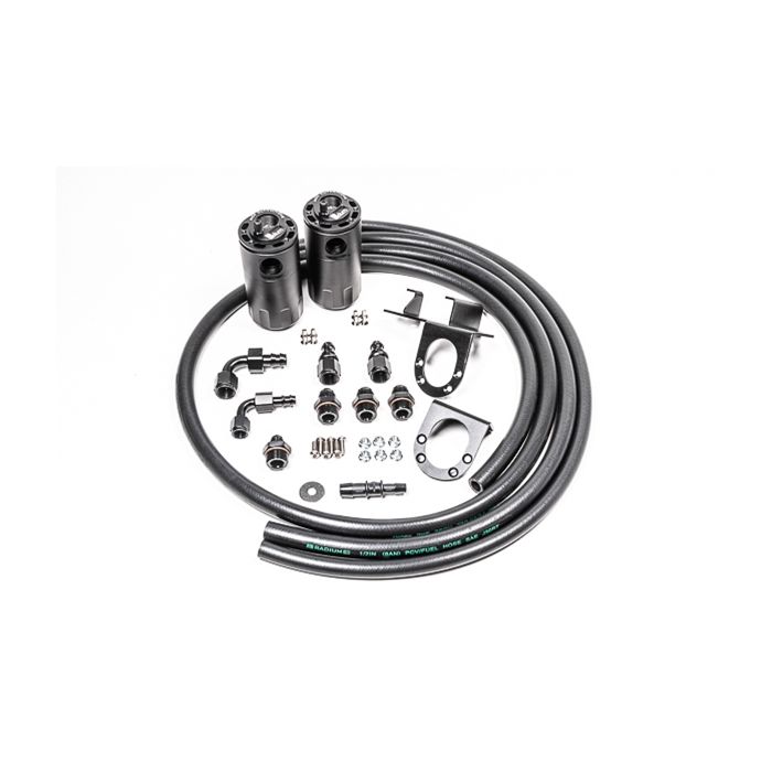 Catch Can Kit CCV for Toyota Tundra 07-21 Fluid Lock Radium Engineering