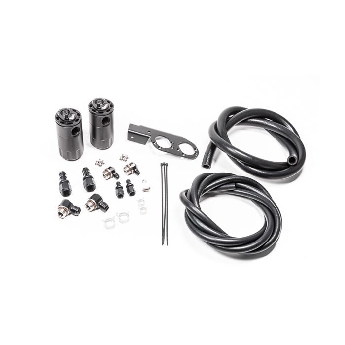 Dual Catch Can Kit for Nissan Z33 V35 VQ35DE/HR Fluid Lock Radium Engineering