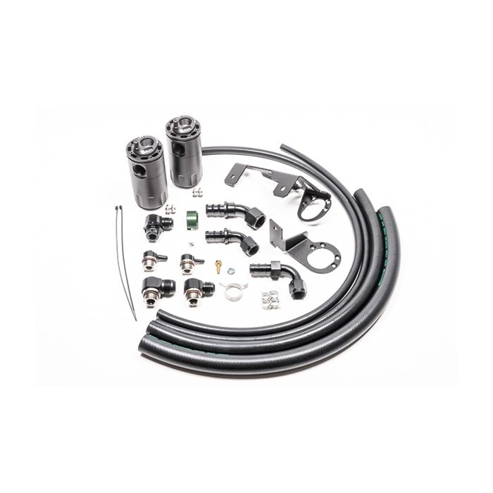 Dual Catch Can Kit for Toyota MK5 Supra Fluid Lock Radium Engineering