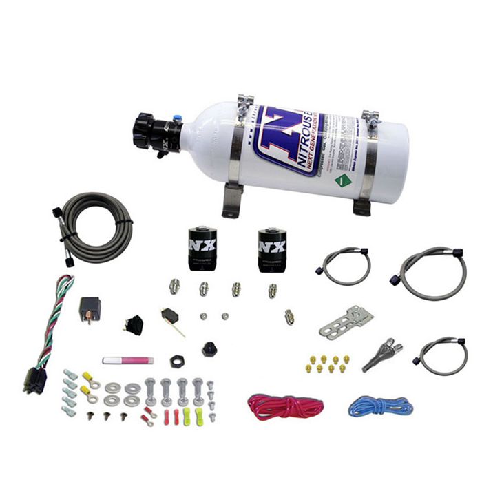 EFI Single Nozzle System with 5Lb Bottle for Ford (35-50-75-100-150 Hp) Nitrous Express NX 20922-05