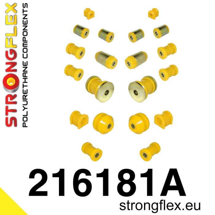 216181A: Kompletny zestaw zawieszenia SPORT Toyota Celica MK7