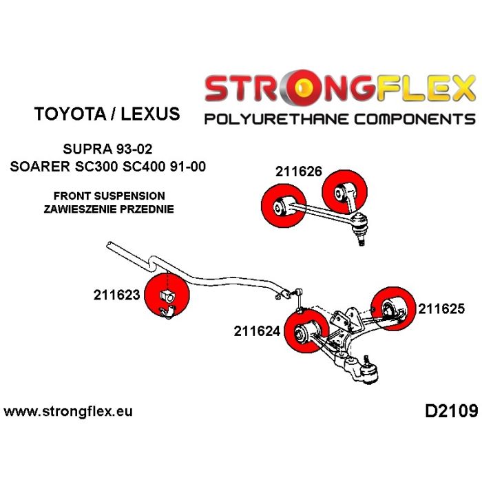 216228B: Kompletny zestaw zawieszenia Toyota Soarer