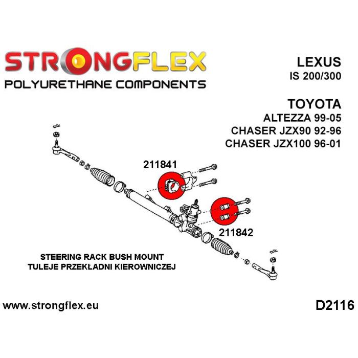 216241A: Kompletny zestaw tulei zawieszenia SPORT