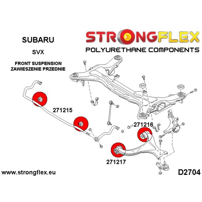 271217A: Tuleja wahacza przedniego przednia SPORT Subaru SVX