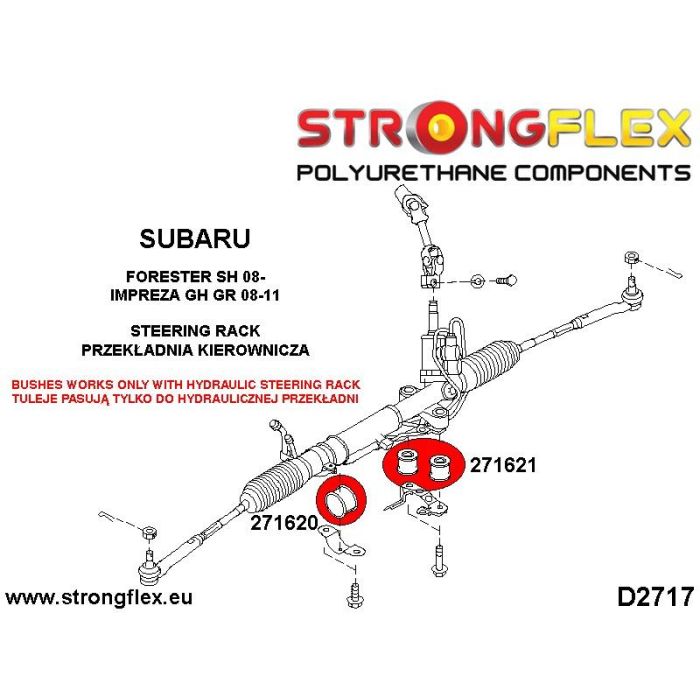 271620B: Tuleja przekładni kierowniczej Subaru Forester SH