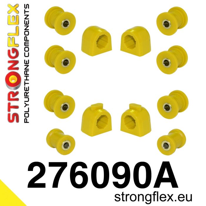 276090A: Zestaw tulei stabilizatorów i łączników przód - tył SPORT Subaru Impreza GC GF