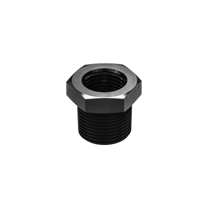 3/4 NPT - 3/8 NPT Nypel adapter redukcyjny prosty męsko-żeński Czarny