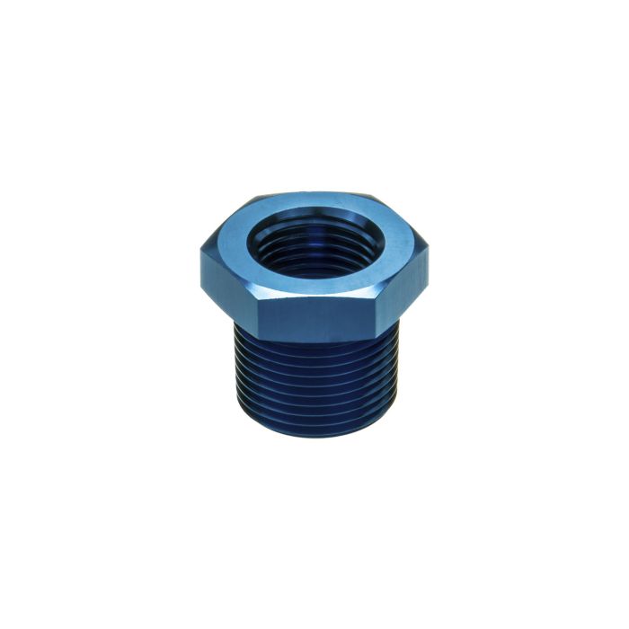 3/8 NPT - 1/4 NPT Nypel adapter redukcyjny prosty męsko-żeński Niebieski