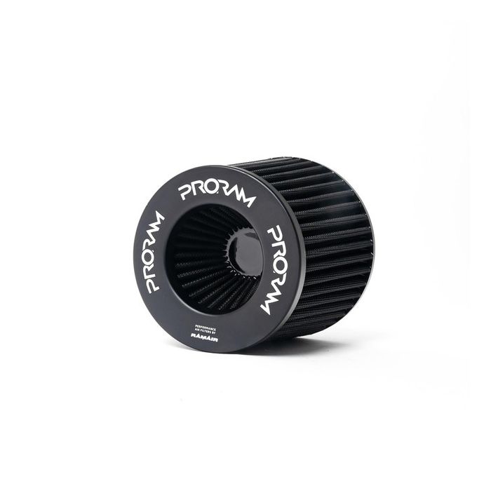 Ramair ProMax Large Universal Pleated 63mm Rubber Neck Air Filter in Enclosed Airbox