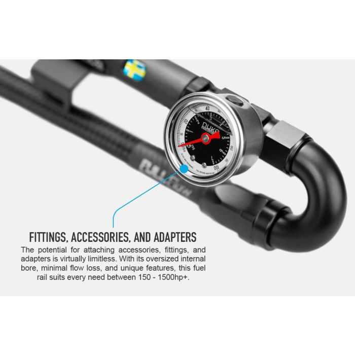 Nuke Performance Fuel Rail for BMW 6cyl S50 Euro