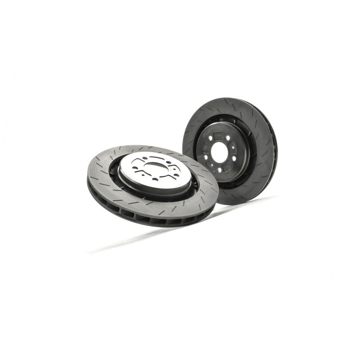 RacingLine Stage 2 Evo Big Brake Kit Black 345mm 4 Pot for Audi A3 S3 8P Golf mk5 mk6 R32 EA888 EA113