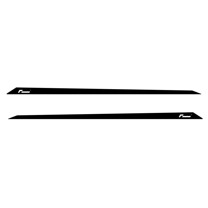 Racingline Door Decals Long Black for Audi A4 A5 A6 VW Passat Arteon