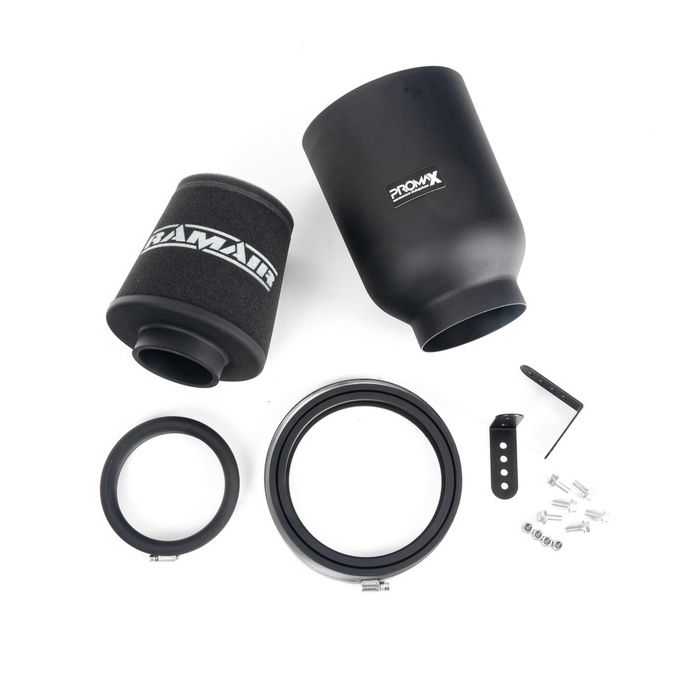 Ramair ProMax Large Universal Foam 80mm Rubber Neck Air Filter in Enclosed Airbox