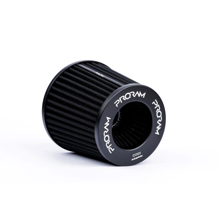Proram Multi Fit Universal Pleated 63mm Aluminium Neck Air Filter with silicone