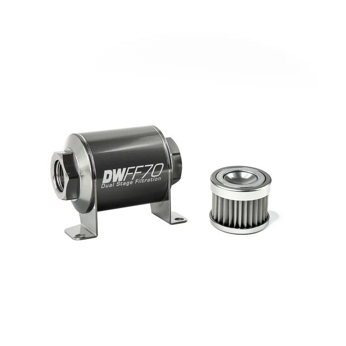 DeatschWerks In-Line Fuel Filter Kit 5 Micron 70mm