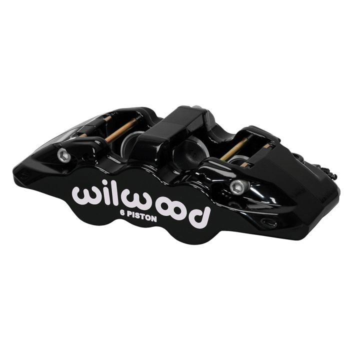 Wilwood 120-13290 Aero6 Radial Mount Caliper Left 6 Pistons Black