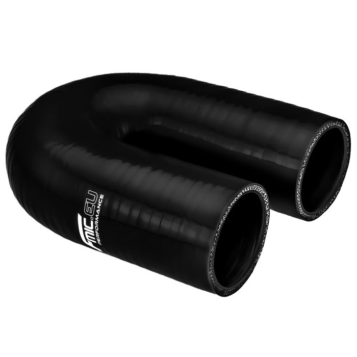 Silicone elbow 180' 35mm Black