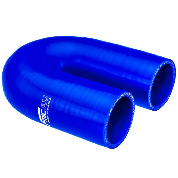 Silicone elbow 180' 41mm Blue
