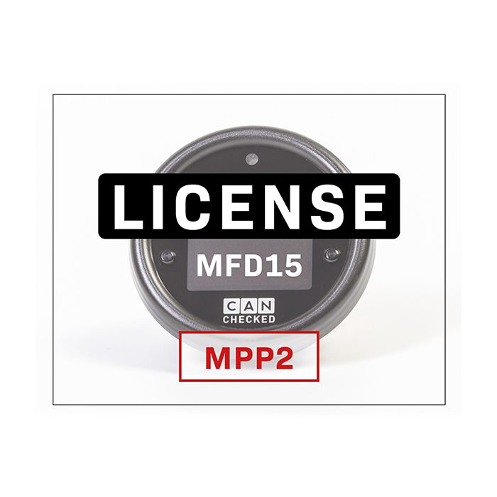 CANchecked License MPP2 for MFD15 