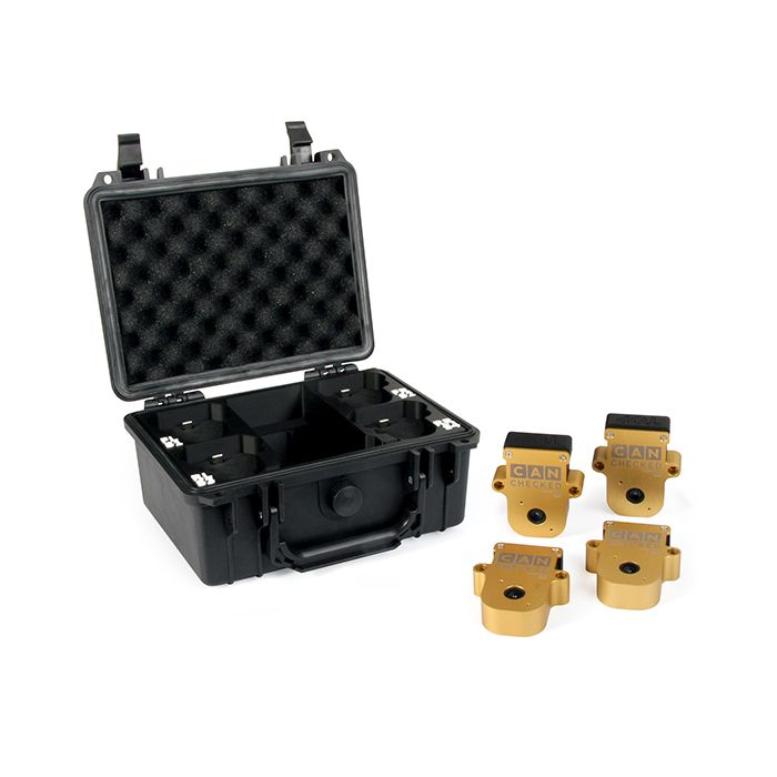 CANchecked TMB04 - Tire / Set Temp Monitoring - Bluetooth with charging Box