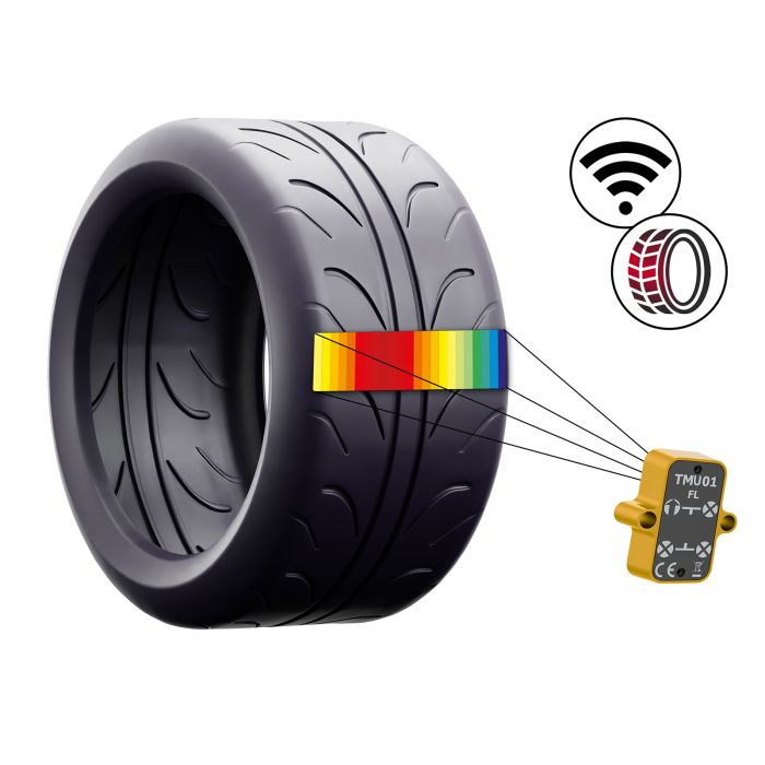 CANchecked TMU04 - Tire / Set Temp Monitoring - Wireless with charging box