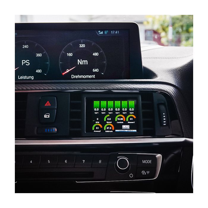 CANchecked Display MFD28 Gen2 for BMW 1/2/3/4-series M2 Coupe RHD