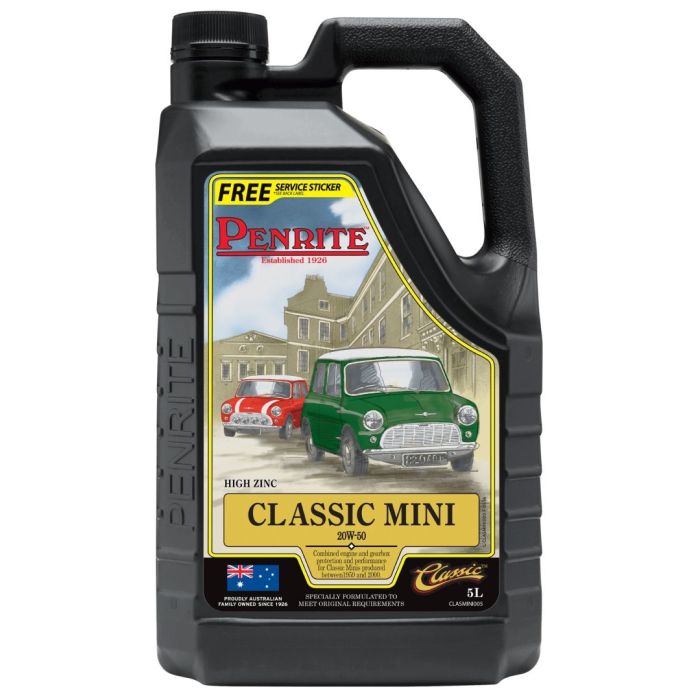 Engine Oil Penrite Classic Mini 20W-50 Mineral 5L