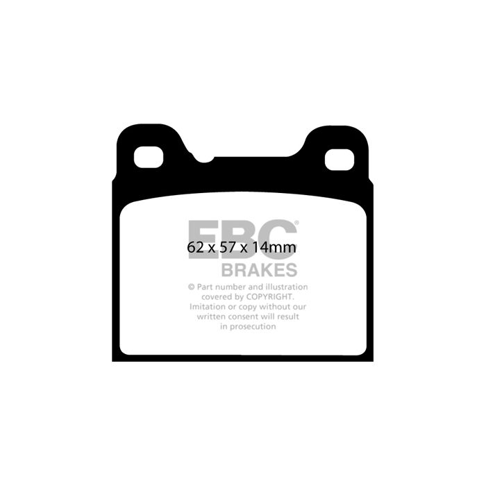 DP21043 Brake Pads GREENSTUFF EBC Brakes for Volvo 740 760 780 850 940 960 Volvo 740 760 960 94