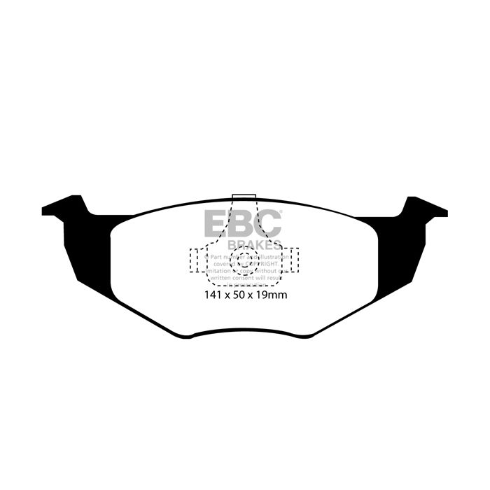 DP1056 Brake Pads ULTIMAX2 EBC Brakes for Volkswagen Golf Mk3 Polo 6N Classic Polo 6N Vento Volkswagen COMMERCIAL Golf Van Golf Mk3 GT