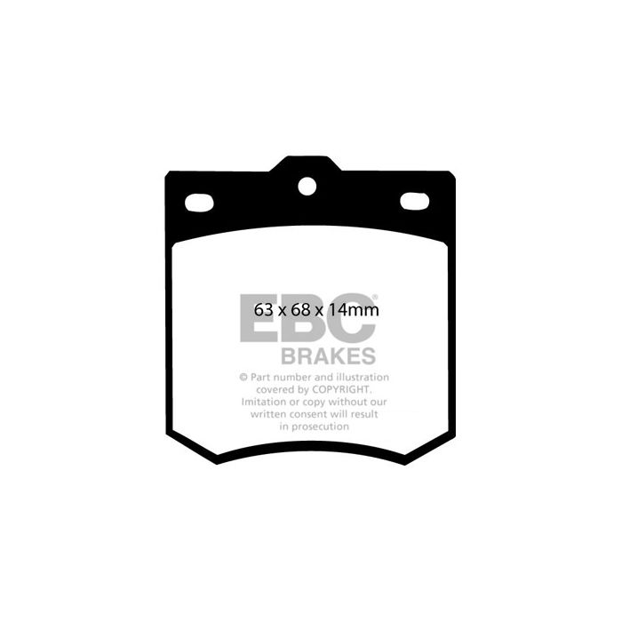DP138 Brake Pads ULTIMAX2 EBC Brakes for Mazda 1000 1300 Toyota Corona