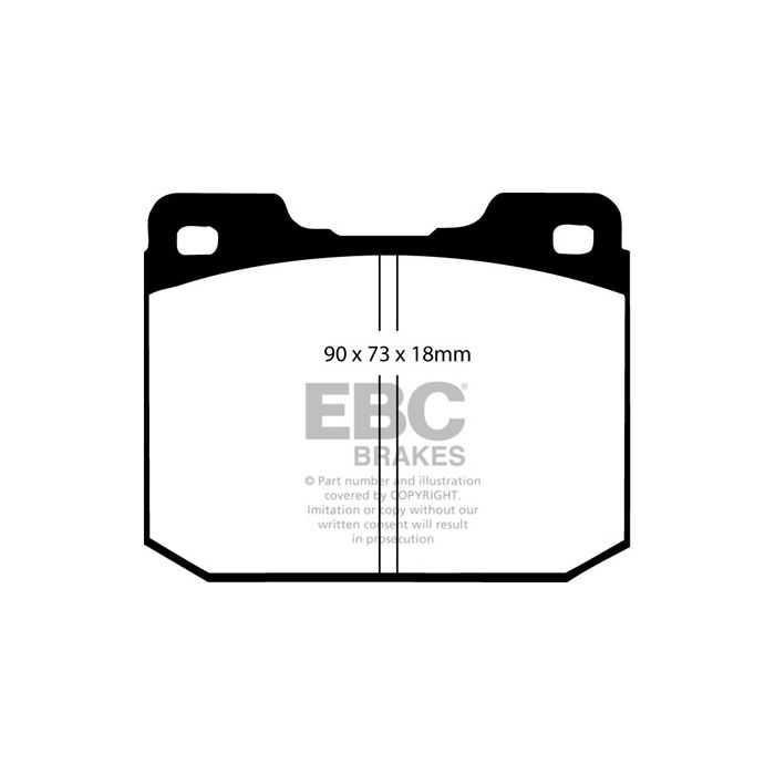 DP175/2 Brake Pads ULTIMAX2 EBC Brakes for Volkswagen COMMERCIAL LT LT 28 LT 31 LT 35 LT 40 LT 45
