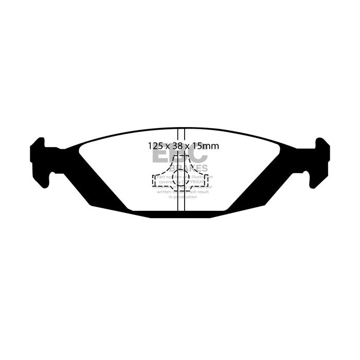 DP635 Brake Pads ULTIMAX2 EBC Brakes for Saab 900 900