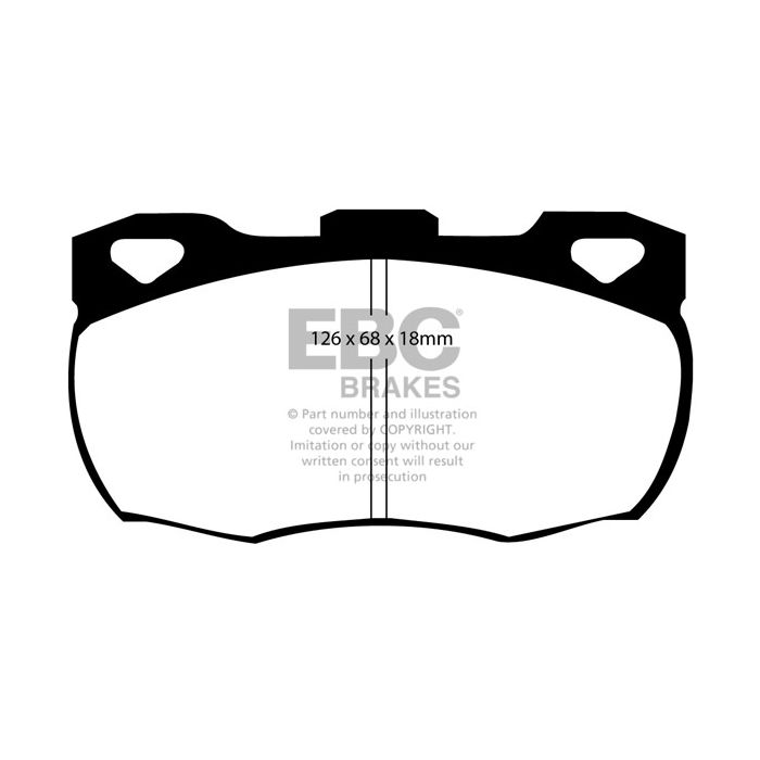 DP6708 Brake Pads GREENSTUFF EBC Brakes for Land Rover 110/130 Defender 90 Defender 110/130 Land Rover Defender