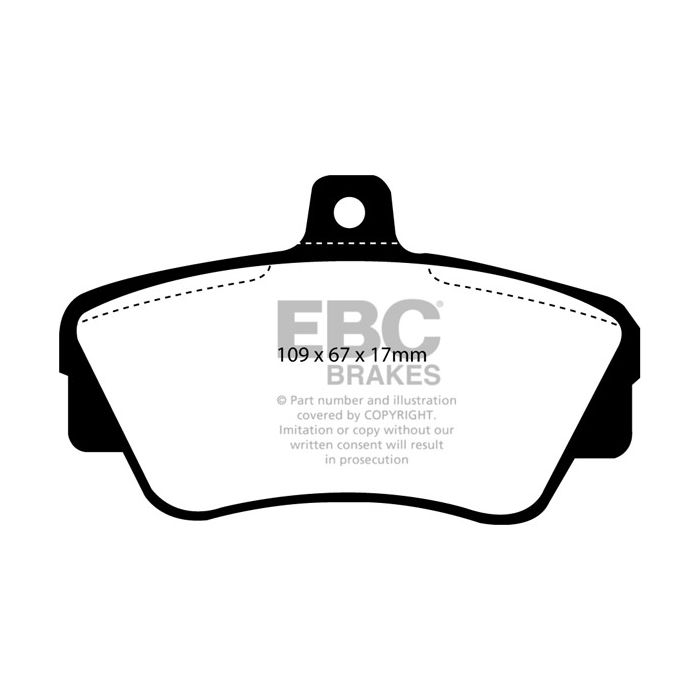 DP838 Brake Pads ULTIMAX2 EBC Brakes for Volvo 440 460 48