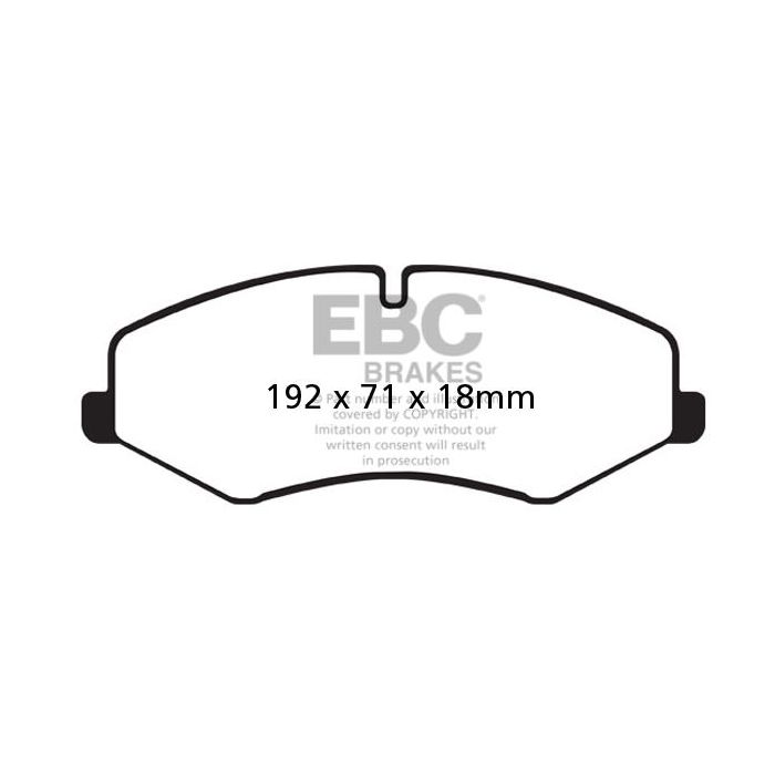 DPX2060 Brake Pads ULTIMAX2 EBC Brakes for Land Rover Discovery 4 Range Rover L322 Range Rover Sport L320