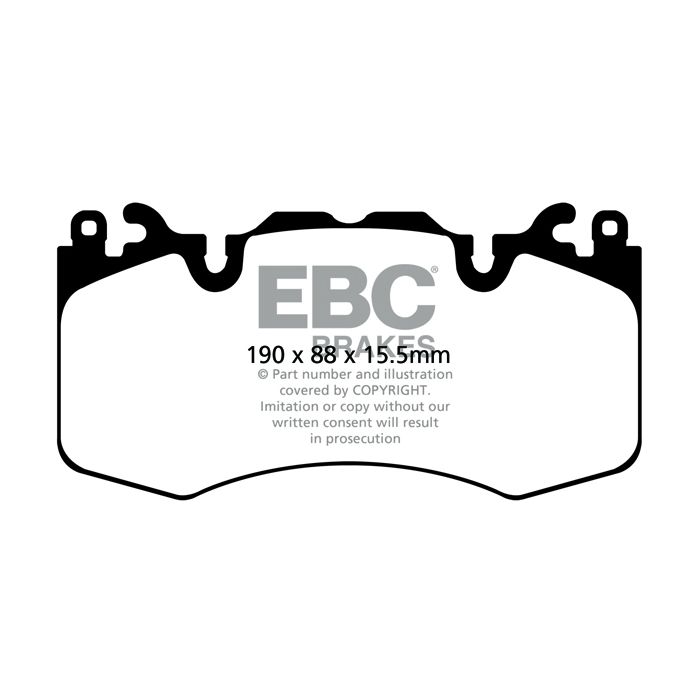 DPX2064 Brake Pads ULTIMAX2 EBC Brakes for Land Rover Defender 90 L663 Defender 110 L663 Discovery 5 Range Rover L322 Range Rover L405 Range Rover Sport L320 Range Rover Sport L494 Defender 130 L663