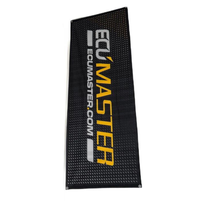 Flag 70cm x 200cm Black Ecumaster