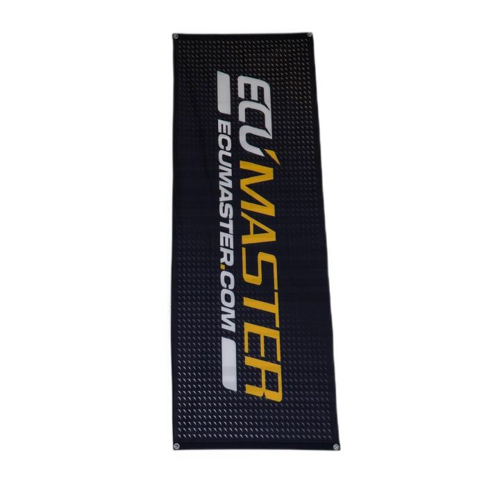 Flag 70cm x 200cm Black Ecumaster
