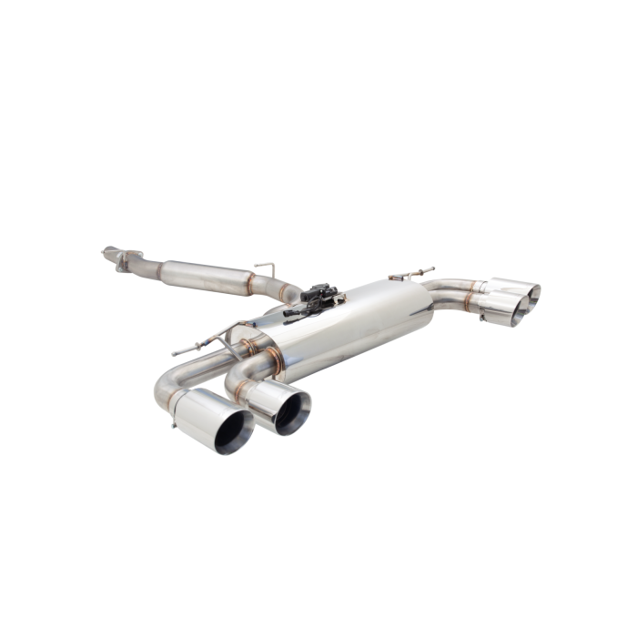 Exhaust system XForce with Varex muffler for Audi S3 2013-2020 8V HATCH stainless steel