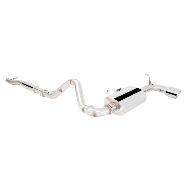 Exhaust system XForce with Varex muffler for Jeep Wrangler 2012-2018 JK ERB 3.6L V6 stainless steel